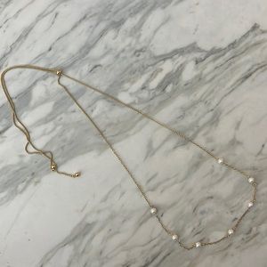 Adjustable Pearl Necklace